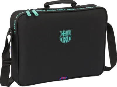 Produktbild von Cartera Escolar F.C. Barcelona Schwarz 38 x 28 x 6 cm