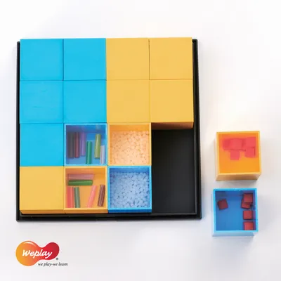 Obrázok produktu pre Weplay KT5001 Zvukové bloky zvukové bloky žltá / modrá, modrá/žltá