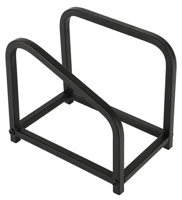 CD-Rack aus Metall, Schwarz, 8 x 8,8 x 6 Zoll