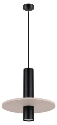 Produktbild von PELTA 1 Hängeleuchte, schwarz/beige