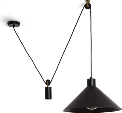 Produktbild von Pendelleuchte Metall Aleya Schwarz