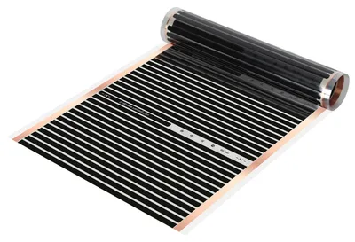 Produktbild von Eikuavons Heizfolie Infrarot Fußbodenheizung 220 W/m² 220 V, 50 cm x 2 m, 1 m², zuschneidbar