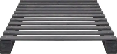 Immagine prodotto di Giroletto in Pallet Grigio Legno Massello di Pino 100x200 cm