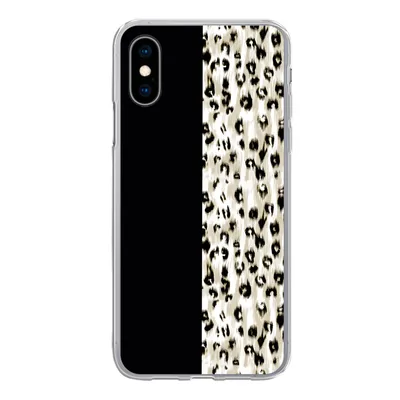 Produktbild von MuchoWow® Handyhülle Schutzhülle Hülle für iPhone X Pantherdruck - Pelz - Tier Silikon Softcase Handy Hülle - Handyhülle