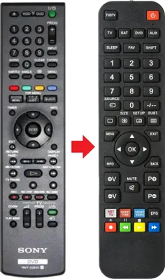 Produktbild von Fernbedienung geeignet für SONY RDR-HXD890 | RDR-HXD990 | RDR-VX410