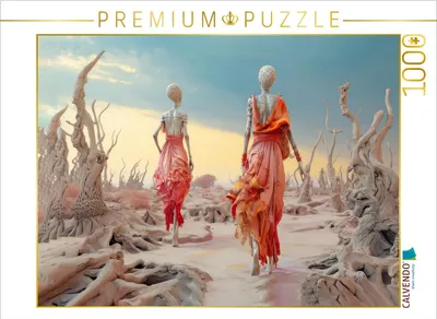 Produktbild von CALVENDO Puzzle Surrealismus trifft auf die Wüste | 1000 Teile Lege-Größe 64x48cm Foto-Puzzle für glückliche Stunden
