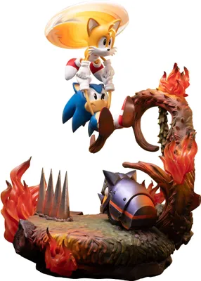 Produktbild von First 4 Figures Sonic the Hedgehog Sonic & Tails Statue 51 cm F4FSNTST
