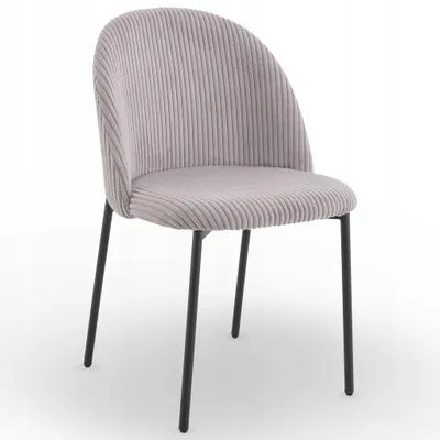 Zdjęcie produktu dla Nowoczesne stylowe krzesło Ines KT207 sztruks taupe