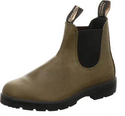 Produktbild von Blundstone 2052 Chelseastiefel aus Leder mit Gummizug an den Seiten Dunkelgrün – 7 UK-41 EU-8M/10F US / Dunkelgrün