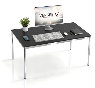 Produktbild von Schreibtisch / Konferenztisch VERSEE VST1 120x60 cm Schwarz – höhenverstellbar, stabil