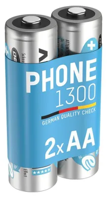 Produktbild von ANSMANN Telefon Akku AA 1300 mAh 1,2V, 2 Stück