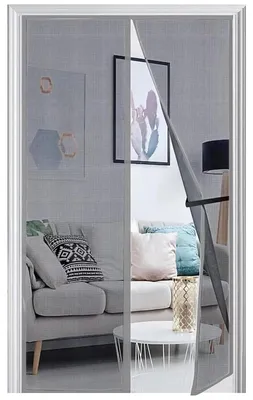 Produktbild von Fliegengitter für Balkontür 110x250cm, magnetisch, ohne Bohren
