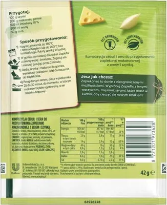 Zdjęcie produktu dla Knorr Zapiefix Danie w Proszku Szynka Ser 42 g