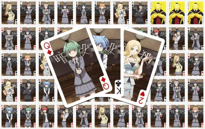 Produktbild von Assassination Classroom Spielkarten Characters