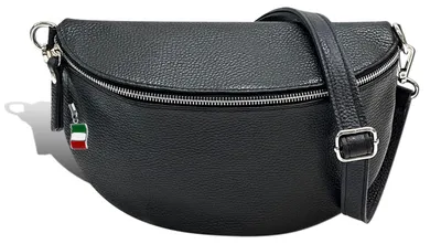 Produktbild von Florence Tasche Tragegurt passend schwarz Leder Gürteltasche D2OTF825S