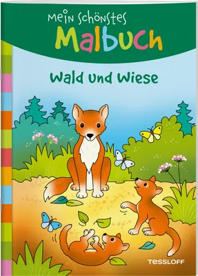 Produktbild von Mein schönstes Malbuch. Wald und Wiese