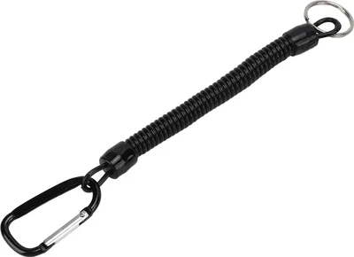 Immagine prodotto di Corda elastica a molla retrattile, attrezzatura di sicurezza, utensile, portachiavi anti-smarrimento, cordino da pesca, nero