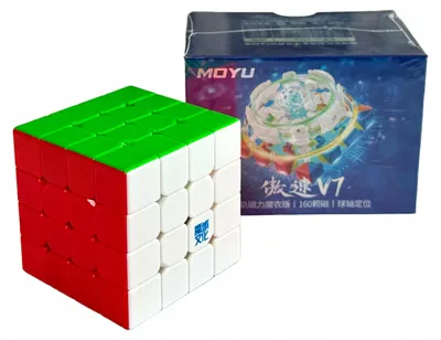 Produktbild von MoYu AoSu V7 Triple-Track UV 4x4x4 Magnet-Würfel