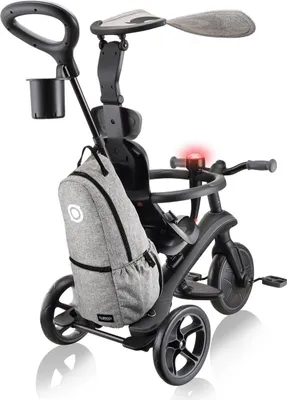 Produktbild von Trike Explorer - dreirädrig - 4 in 1 Deluxe Play Schwarz/Grau