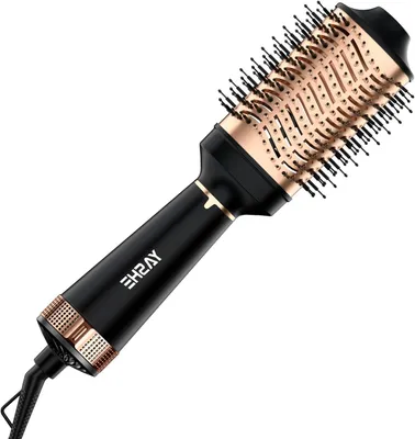 Produktbild von Haarbürste mit Styling-Funktion – Heißluftbürste – Zum Föhnen und Stylen der Haare – 4-in-1-Funktionalität – 34,3 x 9 x 11 cm