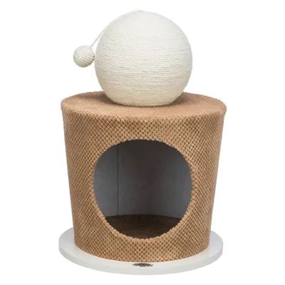 Produktbild von TRIXIE 44413, Katzenkratzball, Freistehend, Graubraun, Holz, Jute, 36 cm