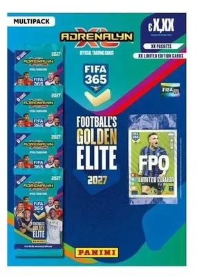 Zdjęcie produktu dla Zestaw kart kolekcjonerskich FIFA 365 Adrenalyn XL 2027 – wielopack, opakowanie zbiorcze (5 sztuk) *Wersja niemiecka*