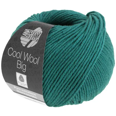Produktbild von Lana Grossa Cool Wool Big 1003 Blaugrün 50g
