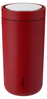 Produktbild von Stelton - To Go Click Thermobecher 0,4 Liter, soft cherry red