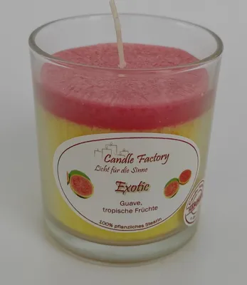 Produktbild von Party Light Duftkerze von Candle Factory im Glas und tollen Farben und Düften : Exotic Duft Party Light: Exotic