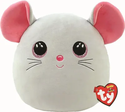 Image de Ty 39224 - Souris Catnip - Squish A Boo / Squishy Beanies - 20cm (10")