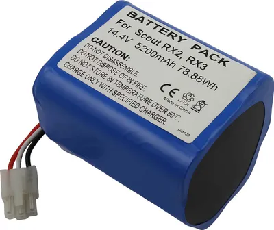 Obrázek produktu pro Avizar, Li-Ion baterie Miele Scout RX2 / RX3 pro vysavač 14,4V 5200mAh, modrá