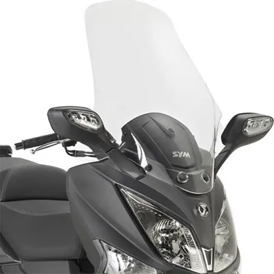 Produktbild von GiVi Windschild transparent, 730 mm hoch, 590 mm breit für SYM Joymax 300i