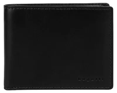 Zdjęcie produktu dla Bugatti cases 49239701, Portfelowy, Czarny, Skóra, Monochromatyczny, 1 kiesz., 70 g