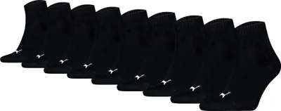 Produktbild von PUMA Uni Quarter Socken, 9er Pack - Quarter Plain ECOM 9P, Logo, einfarbig Schwarz 47-49