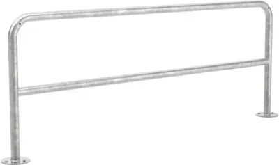 Produktbild von Fahrrad Anlehnbügel mit Knierohr 9241 | Stahl zn | Aufdübeln | B2000mm
