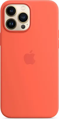 Image de Apple Silicone Backcover MagSafe pour Apple iPhone 13 Pro Max - Nectarine