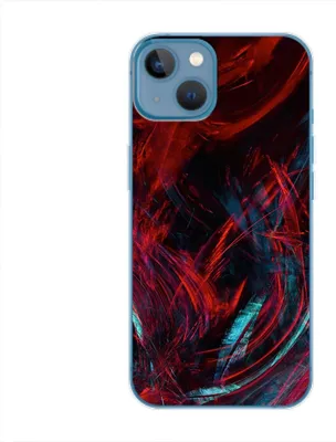 Produktbild von König Design Hülle kompatibel mit Apple iPhone 14 Plus Kunststoff Soft Handyhülle - Handy Case Abstrakt
