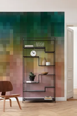 Produktbild von Digitaldruck Vlies Fototapete - Paper Pixels - Größe 200 x 250 cm