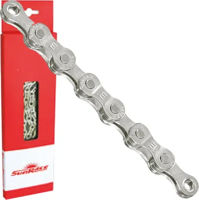 Immagine prodotto di Catena Sunrace 1/2 x 3/32 a 8 velocità, e-bike, argento, 138 maglie, SunRace, CNM8E-BOX