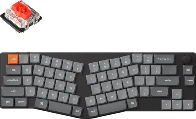 Produktbild von Keychron K11 Max QMK/VIA Wireless Mechanische Tastatur QWERTY US, Weiße LED, Low Profile Switch Red K11M-A1