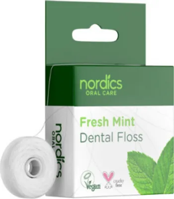 Produktbild von Zahnseide Fresh Mint aus Maisstärke NORDICS 50 m