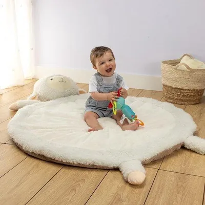 Produktbild von Babynest mit aufgestelltem Kopf, Ø 102 cm, 5 cm Polsterdicke, 45 cm Kopfhöhe, maschinenwaschbar, hypoallergen, rutschfest