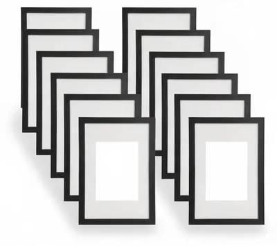 Produktbild von InAndOutdoorMatch – Bilderrahmen-Set – 10 Stück – 30 x 45 cm, KI-generiertes Bild