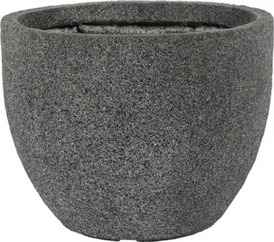 Produktbild von Pflanztopf Passion for Pottery Atlanta Fibreclay Ø 25 cm H 20 cm schwarz