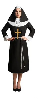 Imagen del producto de Traje de monja para mujer - /Blanco - Talla S/M