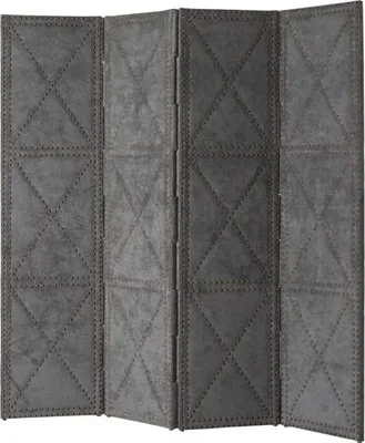 Produktbild von Casa Padrino Luxus Wohnzimmer Raumteiler Hellgrau 180 x H. 180 cm - Limited Edition