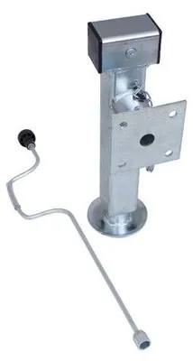 Obrázek produktu pro Výsuvná podpěra s klikou a adaptérem WINTERHOFF SF60-19-280 pro plošinový přívěs 1300 kg 415-655 mm