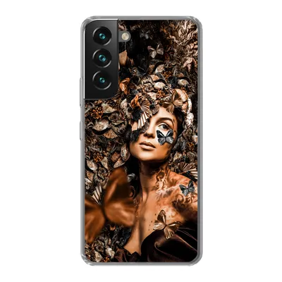 Produktbild von MuchoWow® Handyhülle Schutzhülle Hülle für Samsung Galaxy S22 Luxus - Frau - Collage Silikon Softcase Handy Hülle - Mobiltelefonhülle