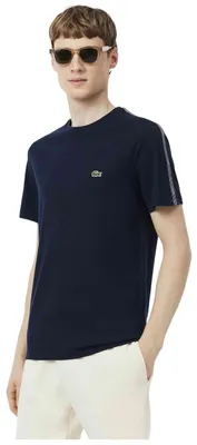 Obrázok produktu pre Tričko Lacoste Camiseta Lacoste Branded Stripe Band manga corta azul marino pre Pánske