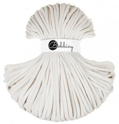 Produktbild von Bobbiny Jumbo 9 mm 100 m Off White Schnur